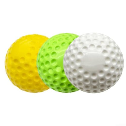 Dimpled Baseball Softball For Pitching Machine, 9 Or 12 Inch, PU Material, For Baseball Pitching Machines And Used For Daily Hitting Training(12 inch White)