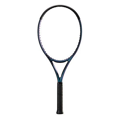 Wilson Ultra 108 V4.0 Performance Tennis Rackets, Strung with Sensation 16 Natural at Mid Range Tension - size: Grip Size 3 - 4 3/8"