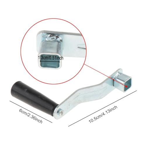 Vaveren Tensioner Handle Accessory Replacement, Easy Installation Tensioning Device Handle Hand Crank for Volleyball Pole Driveway