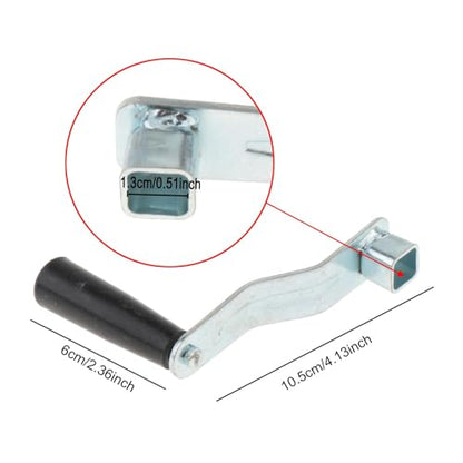Vaveren Tensioner Handle Accessory Replacement, Easy Installation Tensioning Device Handle Hand Crank for Volleyball Pole Driveway