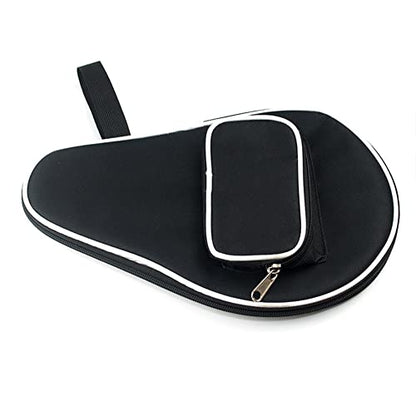 Ochine Table Tennis Racket Case Cover Ping Pong Paddle Carry Bag with Ball Storage Pocket Table Tennis Racket Cover Ping Pong Paddle Case Table Tennis Paddle Cover for Blade with Bonus Ball Storage - color: B