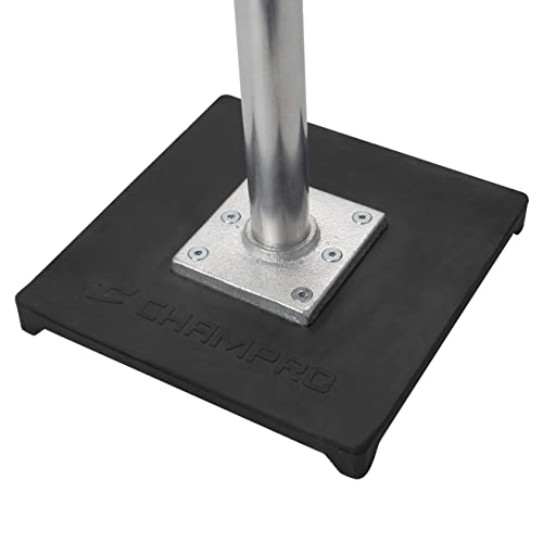 CHAMPRO Little Brute Adjustable Height Batting Tee for Youth Baseball Training and Performance Improvement, Silver