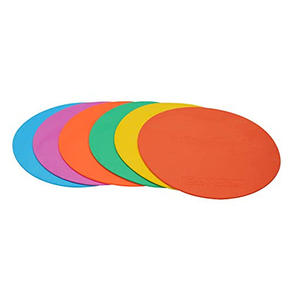 Spot Markers 6pcs 4inch 6inch 8inch 10inch 12inch Floor Marker for Kids Agility Training - style: 8inch