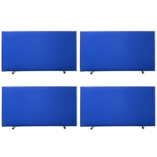 The Movable Ping Pong Ball Baffle,Table Tennis Fence, Removable Ping Pong Field Fence Block for Studio/Gym/School，（4 Pack） - color: 4 Pack