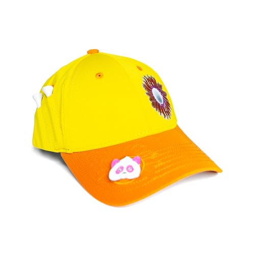 Ladies Adjustable Hats - Tee Holder with Tees & Bill Magnet with Ball Marker - 100% Custom Made - color: Sunny Dayz, style: Offset