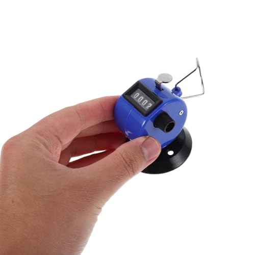 LIOOBO Clicker Counter: Handheld Baseball Golf Stroke Counter with Base - 4 Digital Manual Pitch Tally Clicker for Accurate Score Tracking Sports Activities