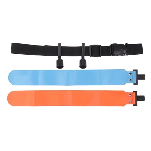 Flag Football Belts 2Pc Adjustable Soccer Rugby Flag Tag Waist Strap Football Match For Training Competition(White)
