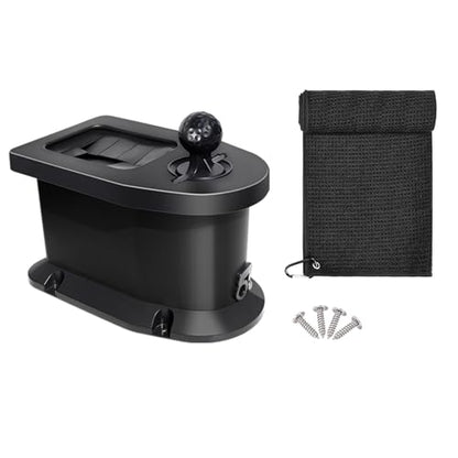 Golf Cart Ball Washer and Club Cleaner Kit with Golf Towel, Universal Golf Ball Washer Cleaner for EZGO, Club Car, Yamaha, Advanced EV, Star EV