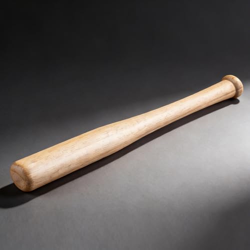 18 Inch Mini Wooden Baseball Bat, Portable Short Wood Baseball Bat for Home Safety & Personal Security
