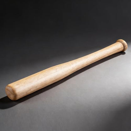 18 Inch Mini Wooden Baseball Bat, Portable Short Wood Baseball Bat for Home Safety & Personal Security