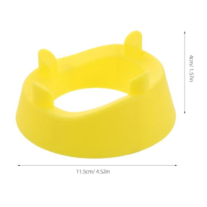 ibasenice 4pcs Football Kicking Tee - Sport Ball Display Rack - Field Goal Kicking Holder Stand - Football Training Equipment Yellow