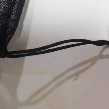 Breathable Mesh Drawstring Bags | Multipurpose Nylon Sports Storage for Activity Gear | Durable Construction(25 x30cm) - size: Medium