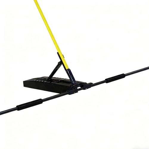 Golf Alignment Sticks - Adjustable Swing Rod Trainer, Ggolff Practice Aid, Lightweight Training Rods | Indoor Chipping Hitting, Backyard Home Golf Drills - color: Yellow