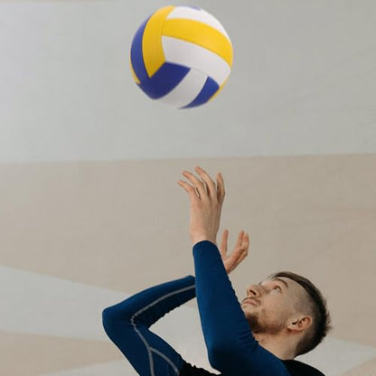 Soft Indoor Volleyball Machine-Stitched PU Training Ball for Sports Practice and Competitive Play with Enhanced Control and Durability