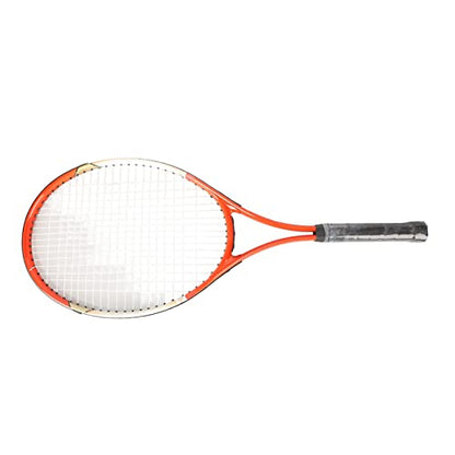 SUNGOOYUE Adult Tennis Racket, Aluminum Alloy Lightweight Racket with Triple Shock Absorption and Storage Bag, for Training and Recreational Use - color: Red