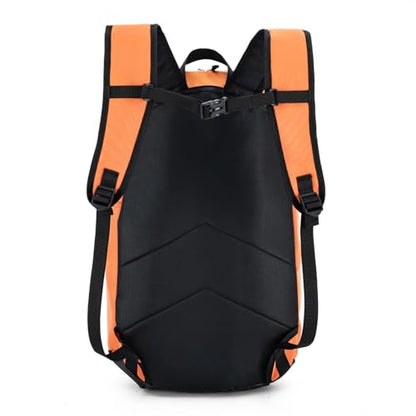 Custom Men's Basketball Backpack - color: Orange