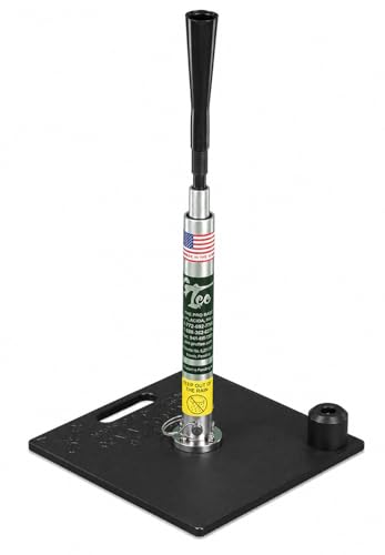 G Tee Classic Baseball/Softball Batting Tee Adjustable | Flexible Rubber Cup & Stainless Steel Aluminum Base | Best Tee for All Ages | Used by Pros | Made in USA 2 Year Warranty - size: 22" - 41" Tall