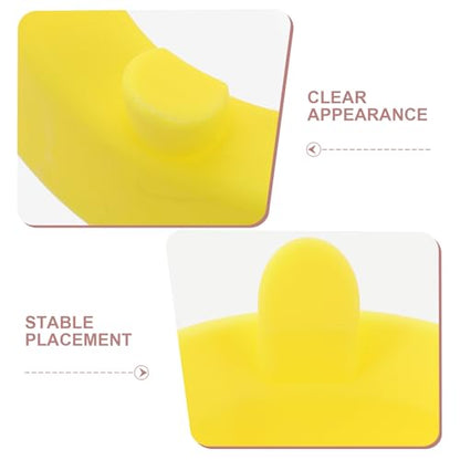 ibasenice 4pcs Football Kicking Tee - Sport Ball Display Rack - Field Goal Kicking Holder Stand - Football Training Equipment Yellow