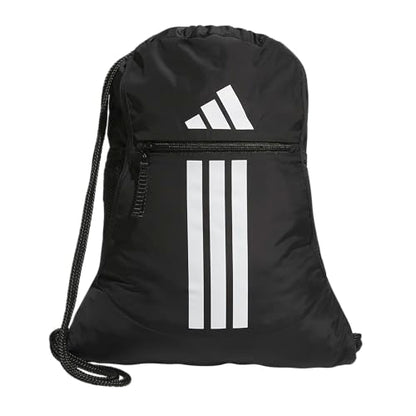adidas Alliance Sackpack – Drawstring Backpack for Sports, Small Gym Bag - color: Black/3