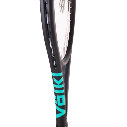 VOLKL Team Speed Black/Turquoise | Tennis Racquet | Featuring Vibration Control Handle System | 265g or 9.4oz | Grip Sizes: 0-5 - size: 4 1/4