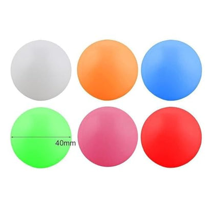 10pcs/Lot White Balls Balls Pong Balls Ball Table Practice Washable Pong Drinking Tennis White(Orange) - color: Orange
