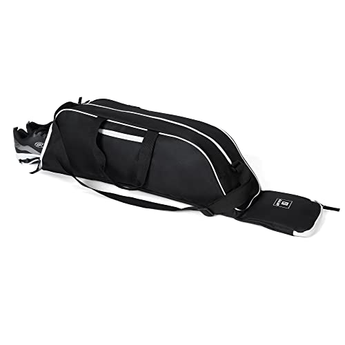 EALER Baseball Bat Tote Bag & T-ball, Softball Equipment Bag - Gear for Kids, Youth, and Adults Holds Bat, Helmet, Glove, Cleats, Shoes and More - color: Black