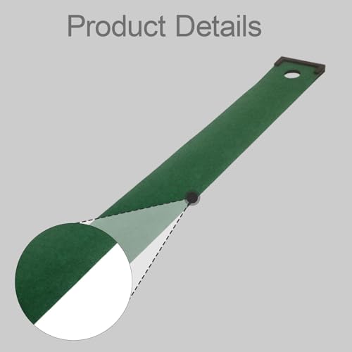 Golf Putting Mat with Ball Return - Indoor Putting Green for Practice & Skill Improvement