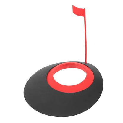 INOOMP Golf Practice Tool TPU Putting Cup Indoor Golfing Aid for Golfer Compact Swing Training Aid for Men's Golfing Cup Hole