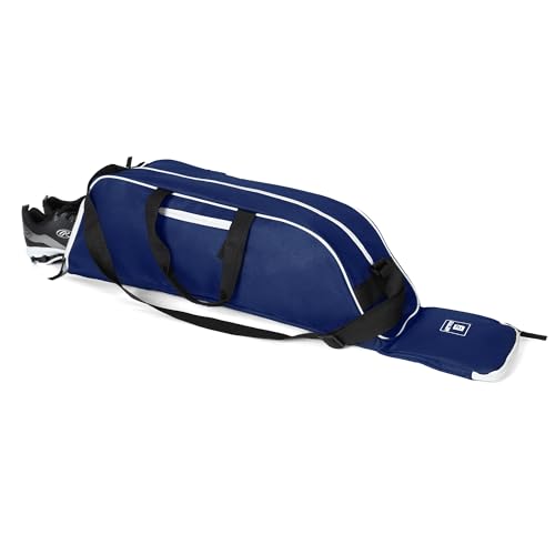 EALER Baseball Bat Tote Bag & T-ball, Softball Equipment Bag - Gear for Kids, Youth, and Adults Holds Bat, Helmet, Glove, Cleats, Shoes and More - color: Navy