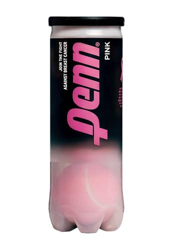 Penn Pink Championship Extra Duty Tennis Ball Can - style: 1 Can, 3 Balls