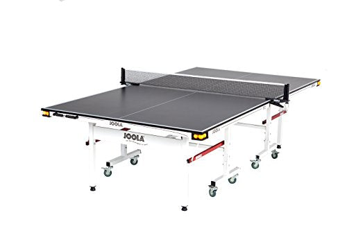 JOOLA Rally TL Professional MDF Indoor Ping Pong Table w/Quick Clamp Table Tennis Net & Post Set - 10 Minute Easy Assembly - Corner Ball Holders - Tournament Quality - Includes Playback Mode - size: 18mm
