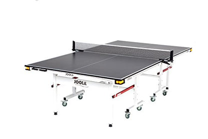 JOOLA Rally TL Professional MDF Indoor Ping Pong Table w/Quick Clamp Table Tennis Net & Post Set - 10 Minute Easy Assembly - Corner Ball Holders - Tournament Quality - Includes Playback Mode - size: 18mm