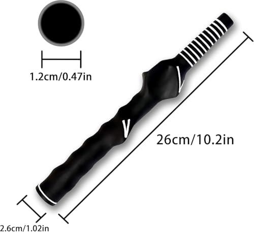 1Pcs Right Hand Golf Grip Trainer for Improving Hand Positioning | Lightweight Golf Swing Trainer RH | Molded Anti-Slip Wrist Trainer Golf Swing Grip | Black (Left Hand)/(Right Hand) (Right Hand)