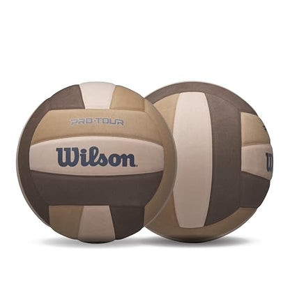 WILSON Pro Tour Volleyball - Official Size, Brown/Tan/Beige