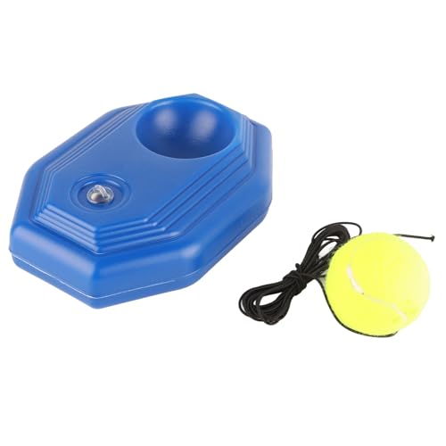 Tennis Trainer Rebounder Ball, Tennis Ball Back Base Trainer Set Solo Training Equipment with Fillable Baseboard and Rubber Elastic Rope for Single Person Practice