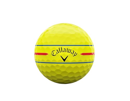 Callaway Golf Chrome Soft 2026 Golf Balls - color: 360 Yellow Triple Track