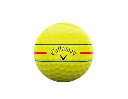 Callaway Golf Chrome Soft 2026 Golf Balls - color: 360 Yellow Triple Track
