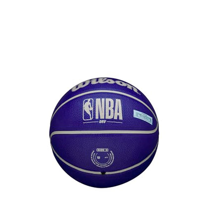 WILSON NBA DRV Outdoor Mini Basketball - Indigo/Beige, Size 3-22" - color: Indigo/Beige, size: Size 3 - 22", style: DRV