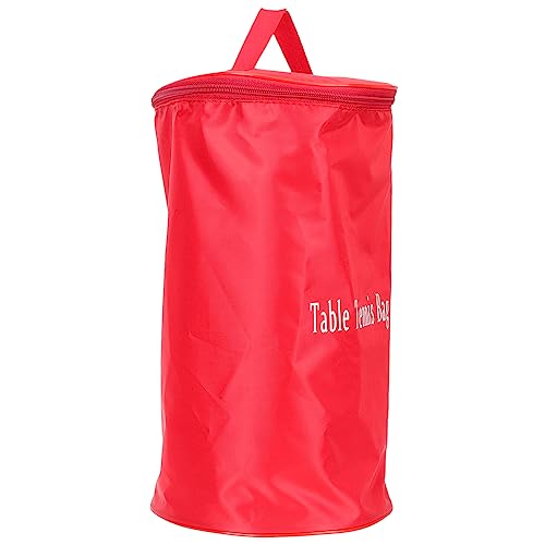 Abaodam Portable Pingpong Ball Holder Bag Zipper Sports Ball Organizer for Table Tennis Lightweight and Convenient Carrying for Training and Games