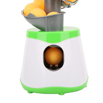 Table Tennis Robot, Portable Abs Automatic Machine Table Tennis Trainer Balls Launcher with 10 Training Balls Automatic Launcher