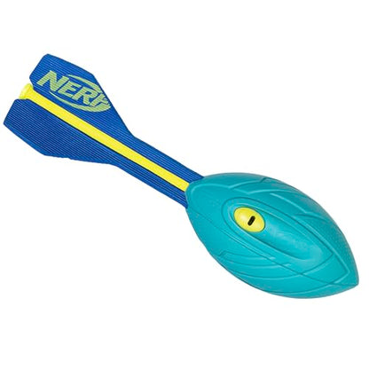Nerf Vortex Aero Howler Neon Foam Ball, Classic Long-Distance Football, Flight-Optimizing Tail, Whistling Sound, Indoor & Outdoor Fun (Amazon Exclusive) - color: Light Blue