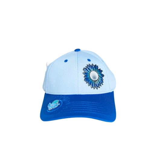 Ladies Adjustable Hats - Tee Holder with Tees & Bill Magnet with Ball Marker - 100% Custom Made - color: Summer Breeze, style: Offset