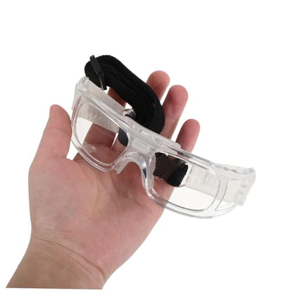 Sports Protective Goggles for Basketball and Soccer, Anti-fog Lenses, Adjustable Sports Eyewear for Football Training and Dribbling