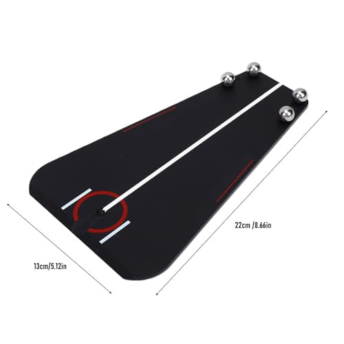 RiToEasysports Golf Training Aid, Golf Putter Mirror Portable Alignment Training Aid Indoor Outdoor Practicefor Improve Putting Skills
