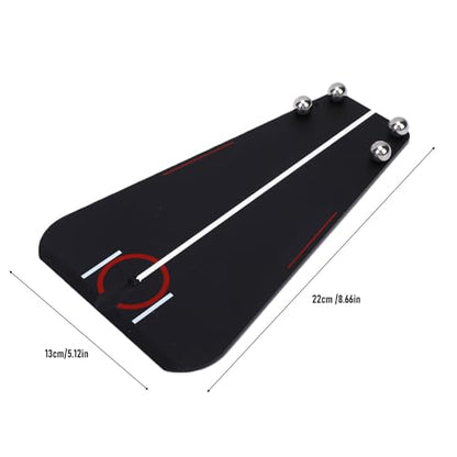 RiToEasysports Golf Training Aid, Golf Putter Mirror Portable Alignment Training Aid Indoor Outdoor Practicefor Improve Putting Skills