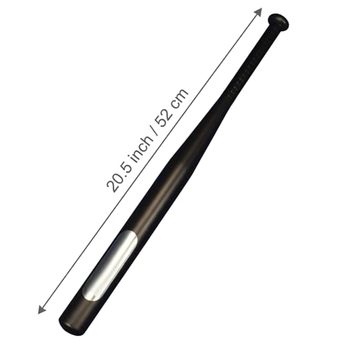 Metal Baseball Bat 21 Inch Aluminum Bat Lightweight Metal Construction with Non-Slip Grip for Practice & Training