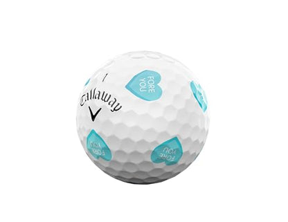 Callaway Golf Chrome Soft 2026 Golf Balls - color: Truvis Hearts