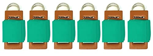 Merz67 Flag Football Set 12 Belts 24 Flags 6 Cones and Drawstring Backpack, Blue Green, One Size fits Most (12FlagSet)