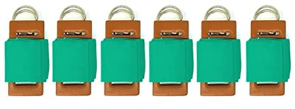 Merz67 Flag Football Set 12 Belts 24 Flags 6 Cones and Drawstring Backpack, Blue Green, One Size fits Most (12FlagSet)