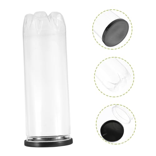 4Pcs Clear PVC Tennis Balls Container Portable Organizer for Balls Storage Durable Holder with Unique Design for Table Tennis Tennis Sports Container for Active